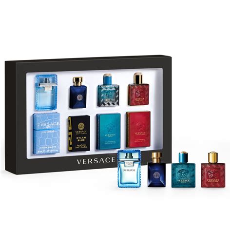 versace gift set men's|miniature men's aftershave sets.